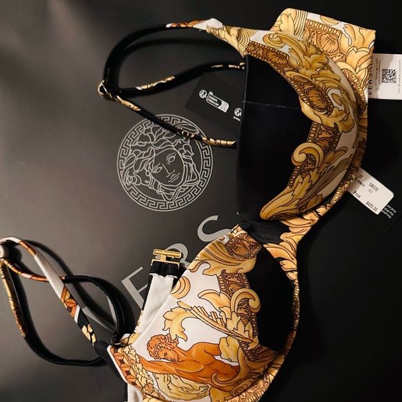 Versace Renaissance Print two piece swim suit. - Picture 7 of 11